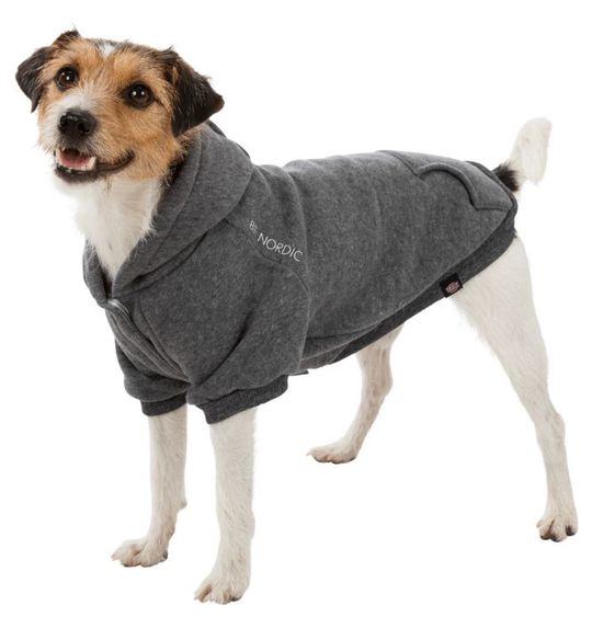 Hundebekleidung T-Shirt,Warme Baumwollmantel mit Abnehmbarer Kappe für Hundekleidung Stilvolle Hund Winter weiche warme Mantel Puppy Fleece Jacke Kleidung Amphia 