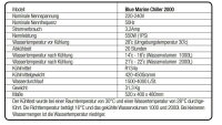Blue Marine Kühler Chiller 2000