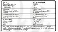 Blue Marine Kühler Chiller 400