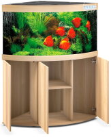 JUWEL Trigon 350 LED helles Holz Kombination