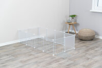 Indoor Freilaufgehege, Metall/Kunststoff
