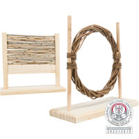 Trixie Agility-Set mit Hürde und Ring 28 × 26...