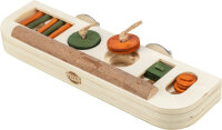 Snack-Spielzeug, Holz 25 × 9 × 4 cm
