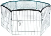 Freilaufgehege mit Schutznetz ø 126 × 58 cm