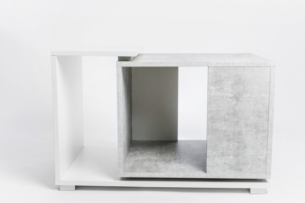 DUO Unterschrank für Terrarien 90x60x50 Weiß -...